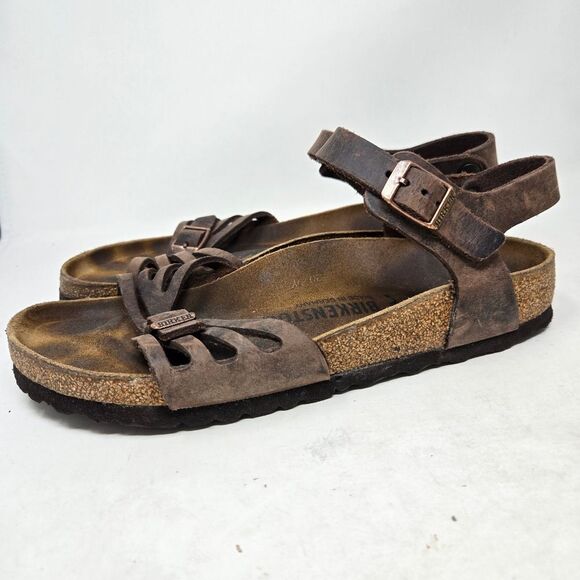 Birkenstock Bali Brown Sandals Size 40 - Picture 8 of 11